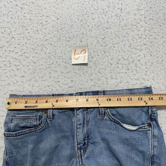 Levi's 525 Straight Women’s 26 Perfect Waist Cut Off Denim 2” Inseam Jean Shorts - Picture 8 of 12